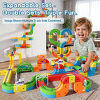 SOCBTNSO 173 PCS KlickRail 3D Modular Electric Train Set para Niños 3-8