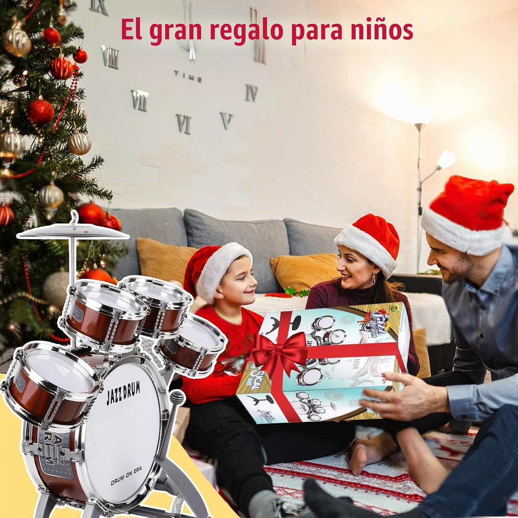 Batería infantil para niños pequeños 3-5 años - Instrumentos musicales Juguetes Regalos de cumpleaños