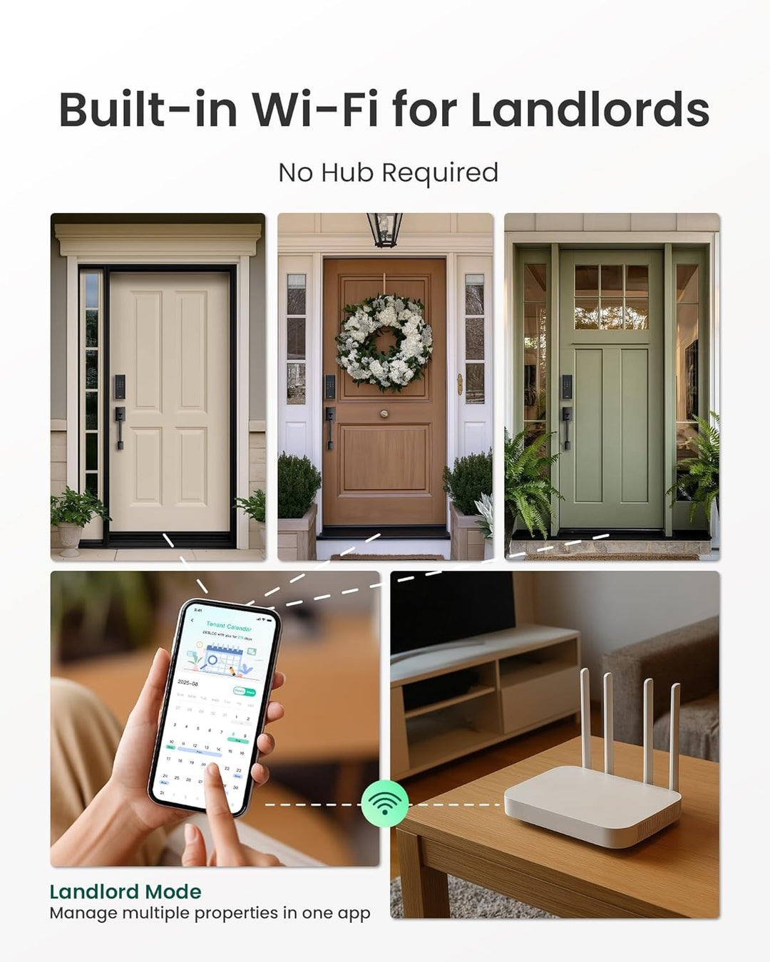 DESLOC Smart Lock K120 con huella digital GPT 3D, batería de 15,000...