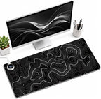 Almohadilla de Escritorio Caliente, Mapa Topográfico, Alfombrilla Caliente para Ratón con 5 Configuraciones de Calor