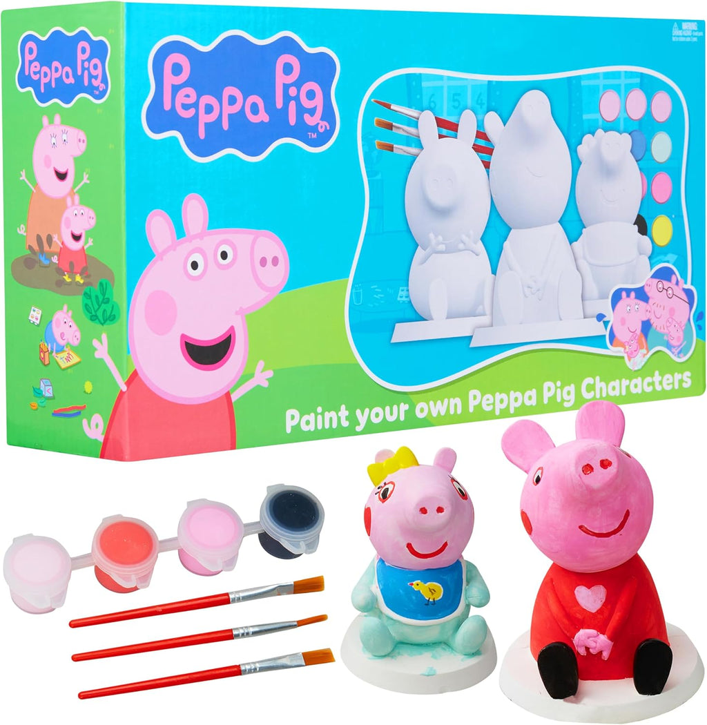 Get Trend Peppa Pig - Kit de 3 piezas para pintar tus propias figuras para