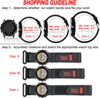 Compatible con la Correa de Reloj Garmin, Correa Deportiva de Nylon Super Resistente con Diseño de Bucle Tejido para Fenix/Forerunner/Approach/MARQ/Quatix/Serie D2, Correa de Reemplazo Resistente para