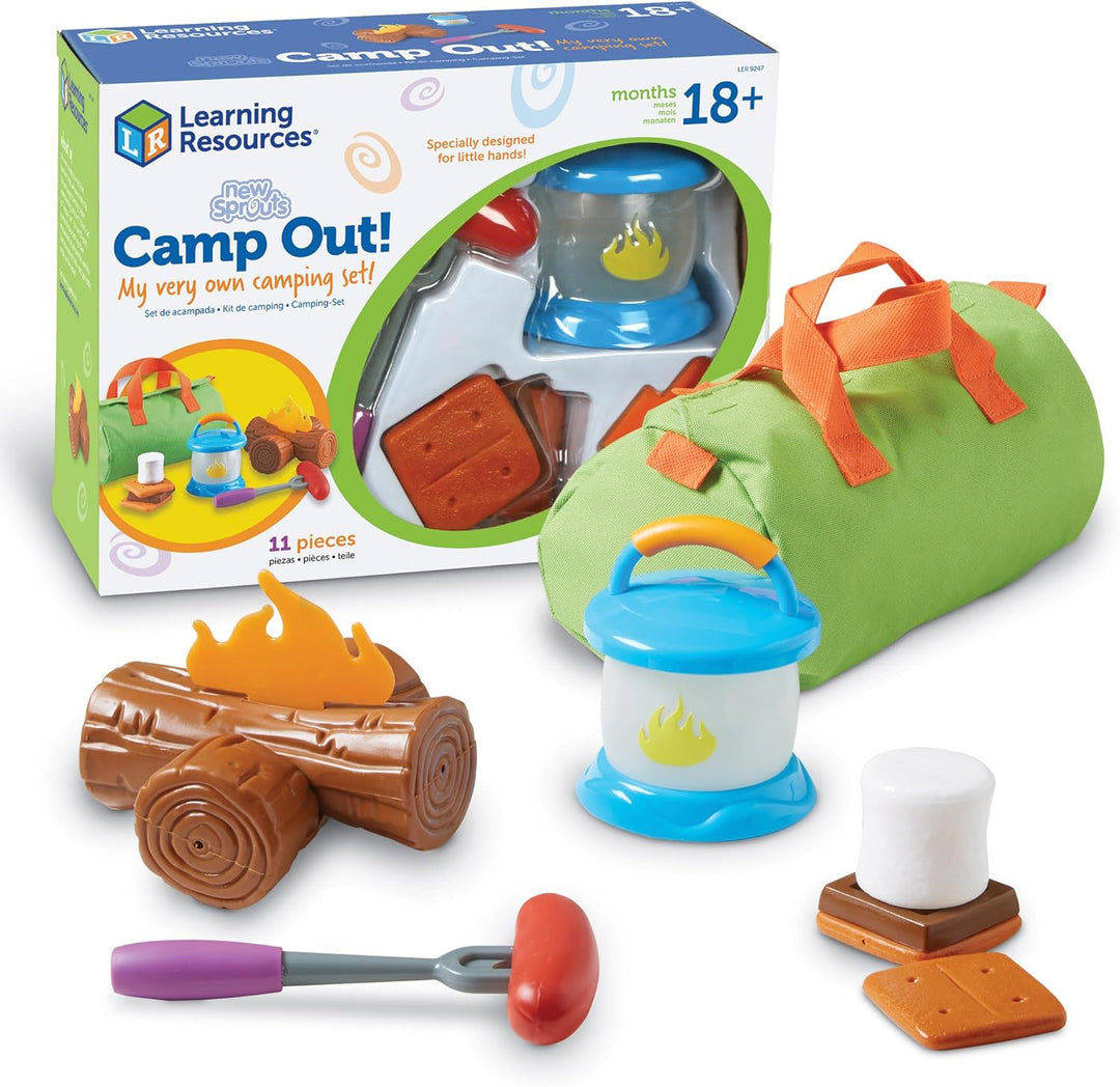 Learning Resources New Sprouts Camp Out! Mi propio set de camping -...