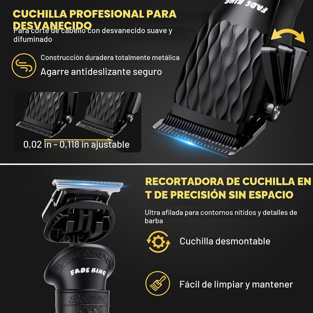 FADEKING® Cortadoras de pelo profesionales para hombres - Cortador...