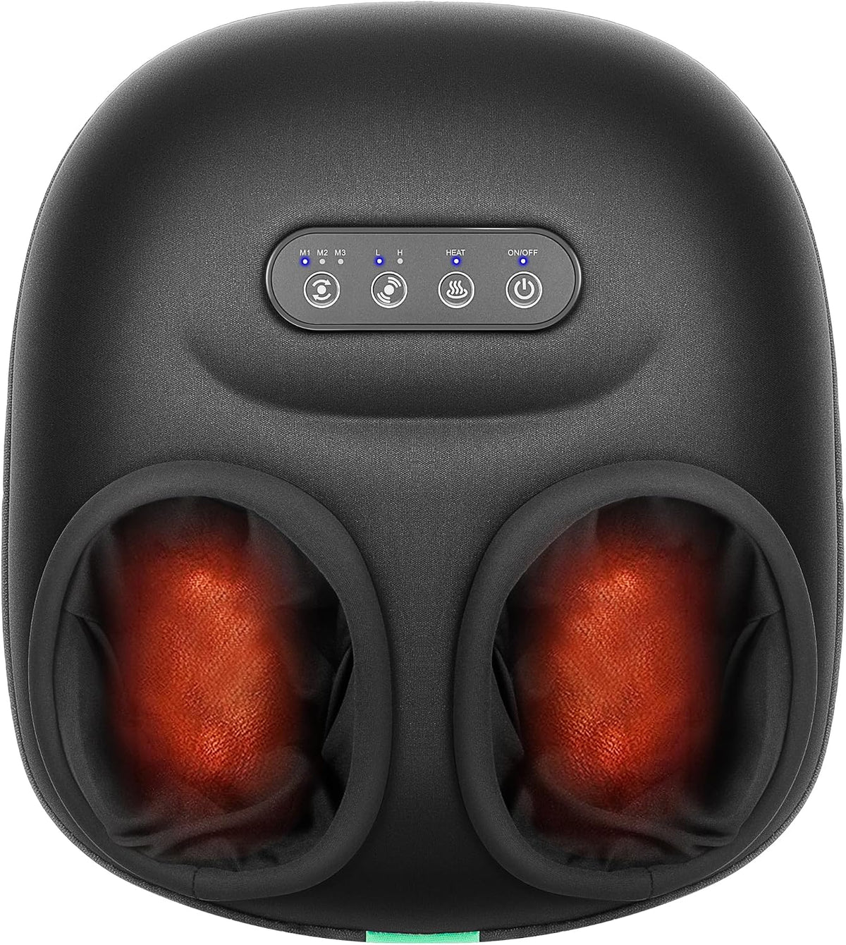 Medcursor Máquina masajeadora de pies con calor, amasado profundo y rodamiento 2026, masajeador de pies shiatsu para aliviar el dolor, pies cansados y fascitis plantar