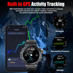 Reloj inteligente militar para hombre con GPS de doble banda