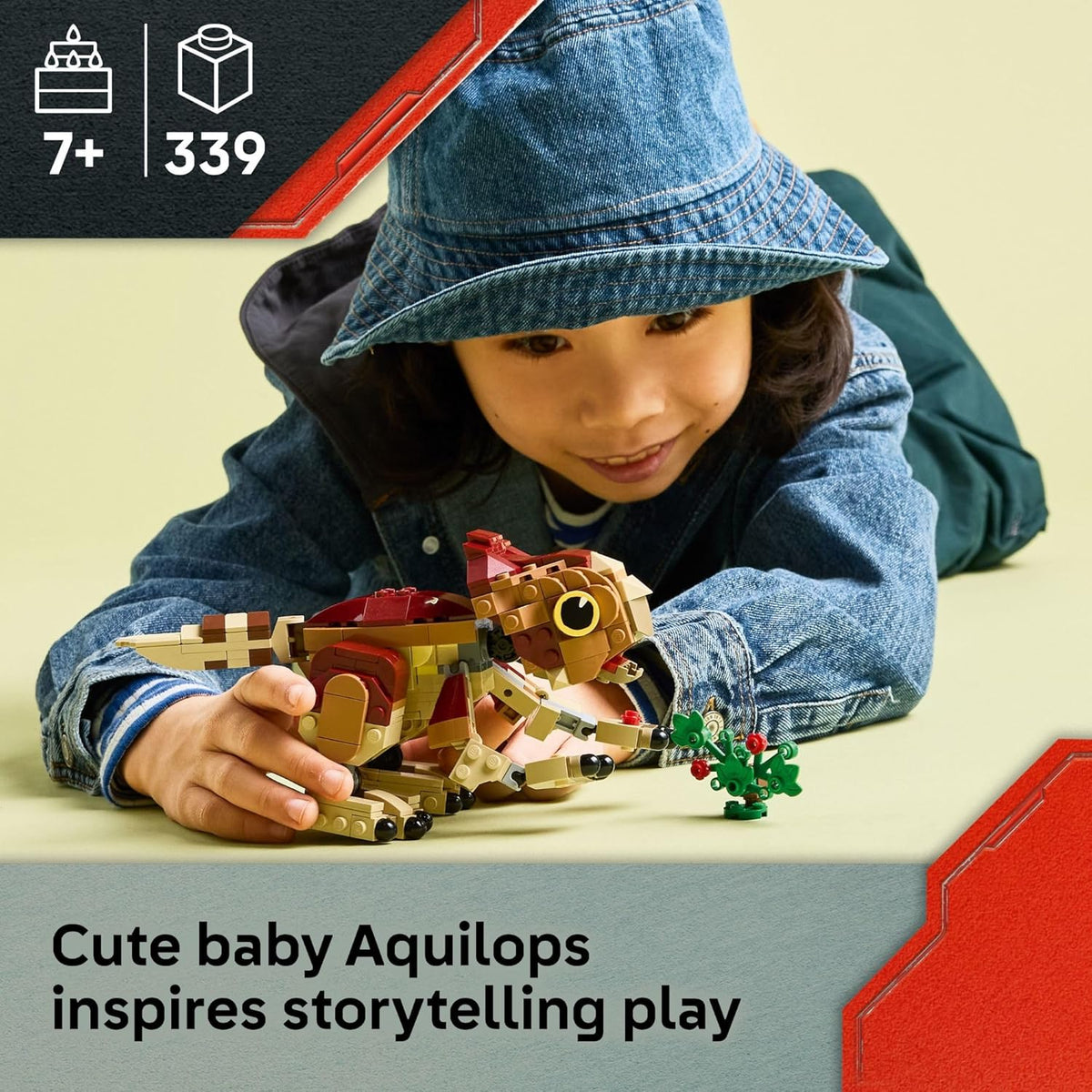 LEGO Jurassic World Baby Dinosaur Dolores Aquilops -