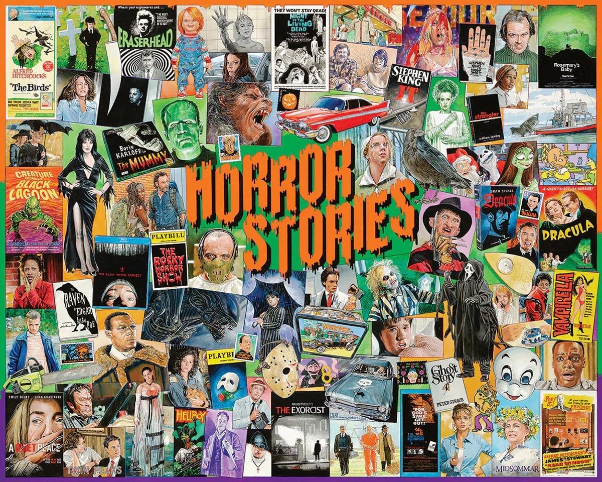 White Mountain Rompecabezas de 1000 piezas para Halloween, clásicos