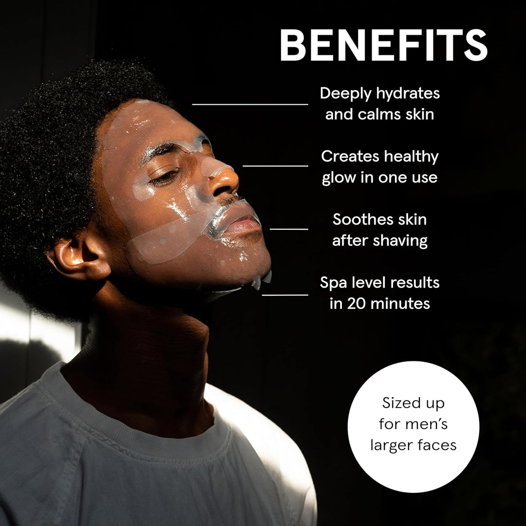 JAXON LANE BRO MASK - Máscara facial coreana prémium para hombres (...