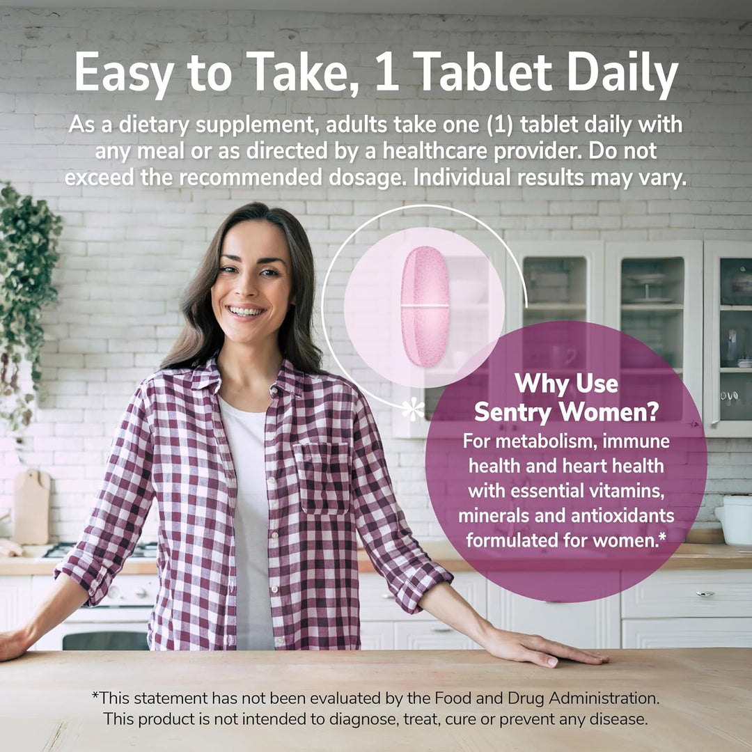 21st Century Sentry - Tabletas multivitamínicas para mujer, 120 uni...