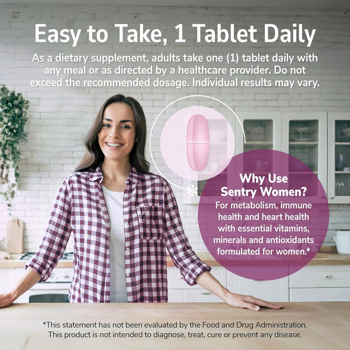 21st Century Sentry - Tabletas multivitamínicas para mujer, 120 uni...