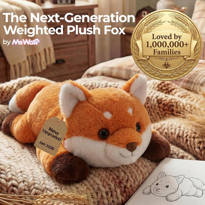 Mewaii Animales de peluche con peso para adultos y niños, de 2 a 5...