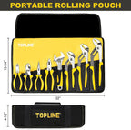 TOPLINE - Juego de alicates y llaves con bolsa rodante (8 piezas)