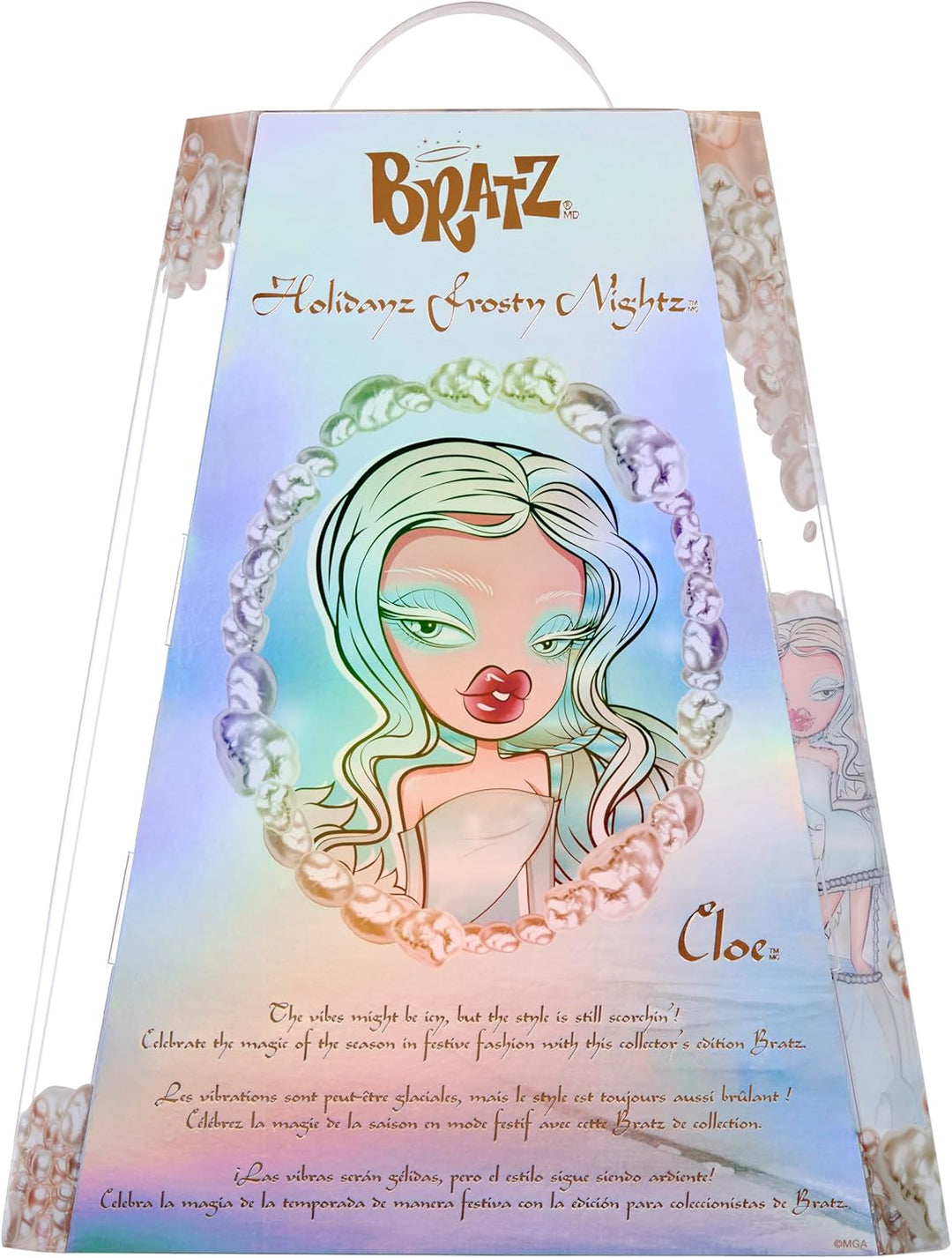 Bratz 2025 Holidayz Frosty Nightz Cloe - Muñeca coleccionista con m...