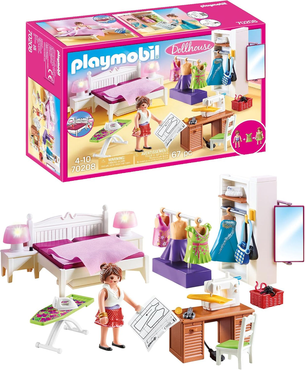 Lámpara Playmobil Paquete de muebles de esquina para dormitorio