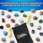 National Geographic 2026 Calendario de Adviento de Piedras Preciosas con 24 Gemas para Niños