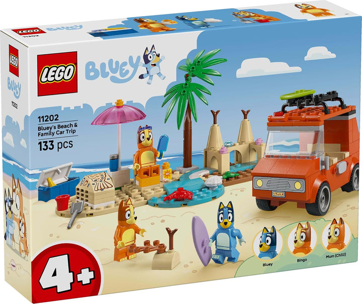 LEGO Bluey Bluey Family Beach Trip Toy Present, Blocks, Educativo,...