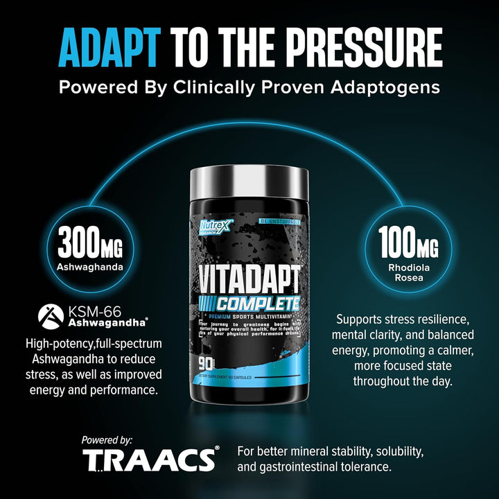 Nutrex Research Vitadapt - Multivitamínico deportivo completo para...