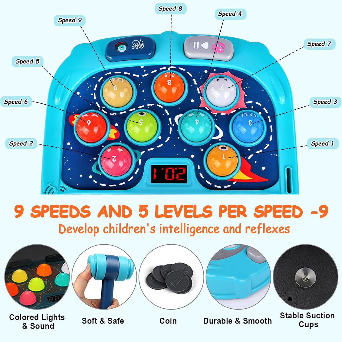 Whack Game Mole, juguetes para niños de 3 a 12 años, regalos para niños a