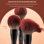 Jessup Juego completo de brochas de maquillaje, 13 piezas