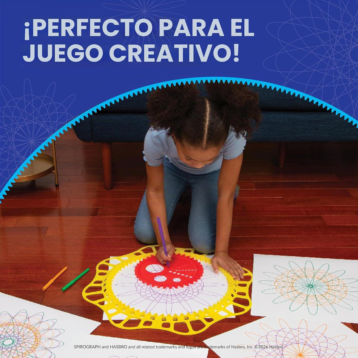 Spirograph Gigante, artes y manualidades, juguetes para niños, suministros de arte, suministros de manualidades, kit de dibujo, arte en espiral, kit de diseño de equipo clásico, marcadores, a partir
