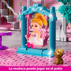 Villa de 4 Historias con 11 Habitaciones para Niñas de 3 a 8 Años - 11 Habitaciones, 2 Muñecas