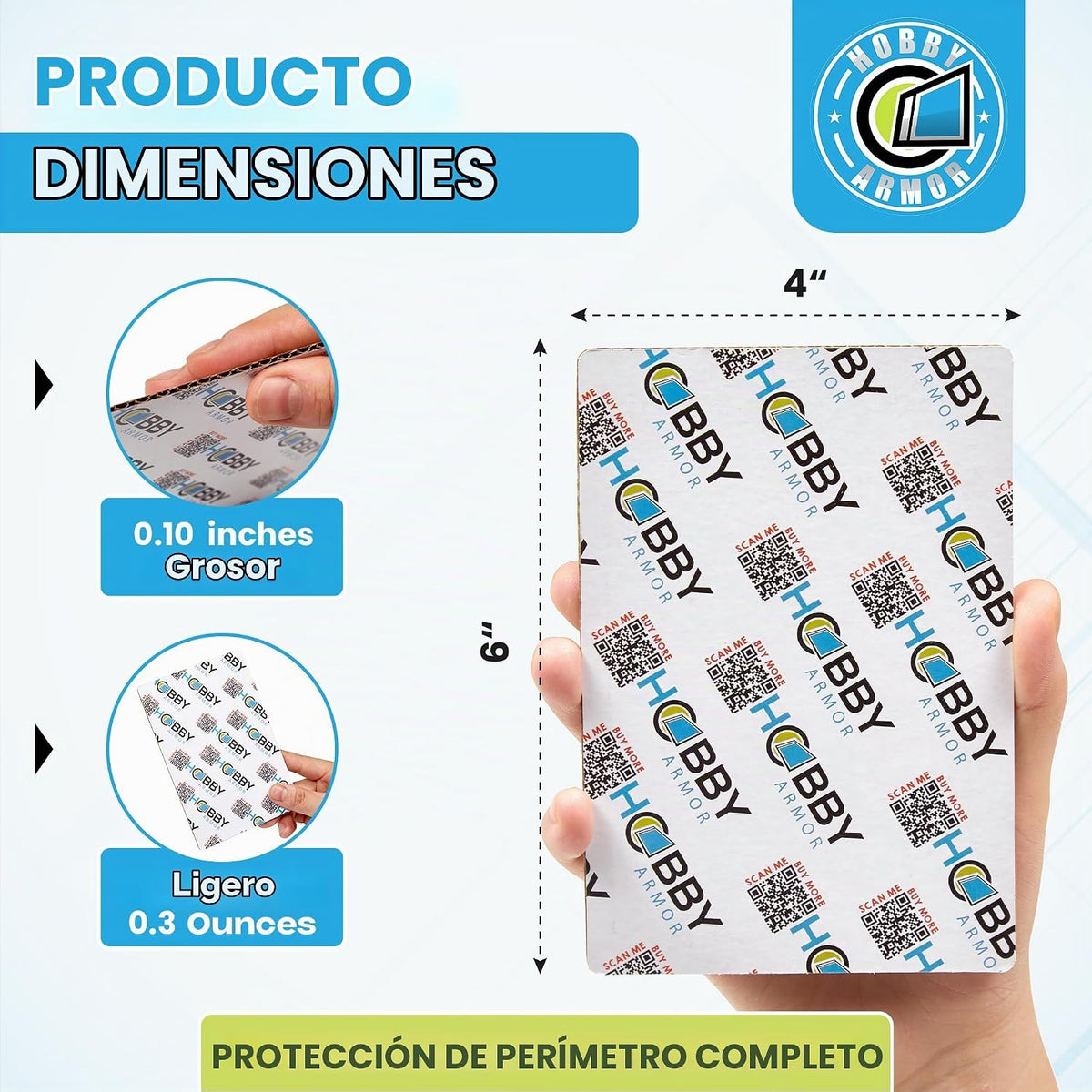 Hobby Armor Protector de envío de tarjetas coleccionables graduadas, cartón