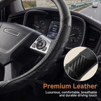West Llama Funda para volante de semircamión, ajuste universal para volantes grandes de 17.5 a 18 pulgadas para RV, plataforma grande, 18 ruedas, camiones comerciales y autobuses (tamaño extra grande)