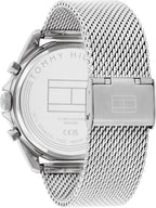 Tommy Hilfiger Reloj para hombre – Cuarzo Multifunción, caja de acero inoxidable de 1.732 in, esfera de esqueleto, pulsera de malla – Reloj de vestir para hombre