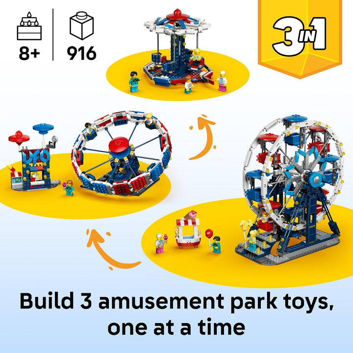 LEGO Creator Noria Icónica 3 en 1 31389 | Juguetes de construcción...