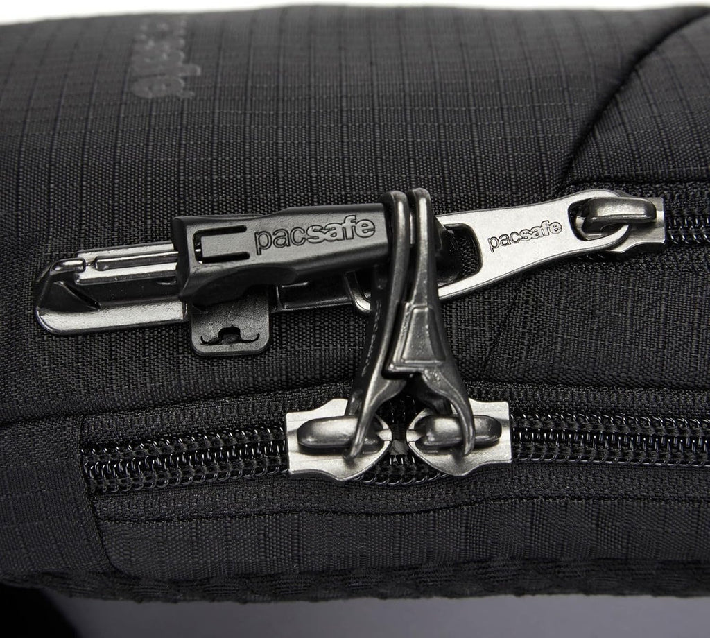 Pacsafe Vibe 150 - Paquete cruzado antirrobo de 2,2 litros, Negro azabache