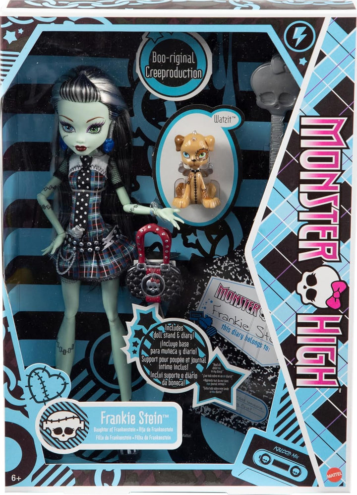 Muñeca de reproducción Monster High Frankie Stein con moda y zapato...