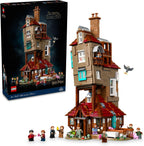 LEGO Harry Potter La casa madriguera conjuntos de construcción para adultos - Kits de casa de la familia Weasley de Harry Potter coleccionables con 10 minifiguras - Regalos para hombres y mujeres