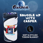 Silver Buffalo Casper Friendly Ghost, Fleece Throw Blanket, 45x60in