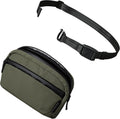 ALPAKA Flight Sling 1L y Mini Pro - Correa cruzada de repuesto para bolsa de hombro, hebilla magnética de liberación rápida Maglockz, ajustable y desmontable; verde Axoflux 210D