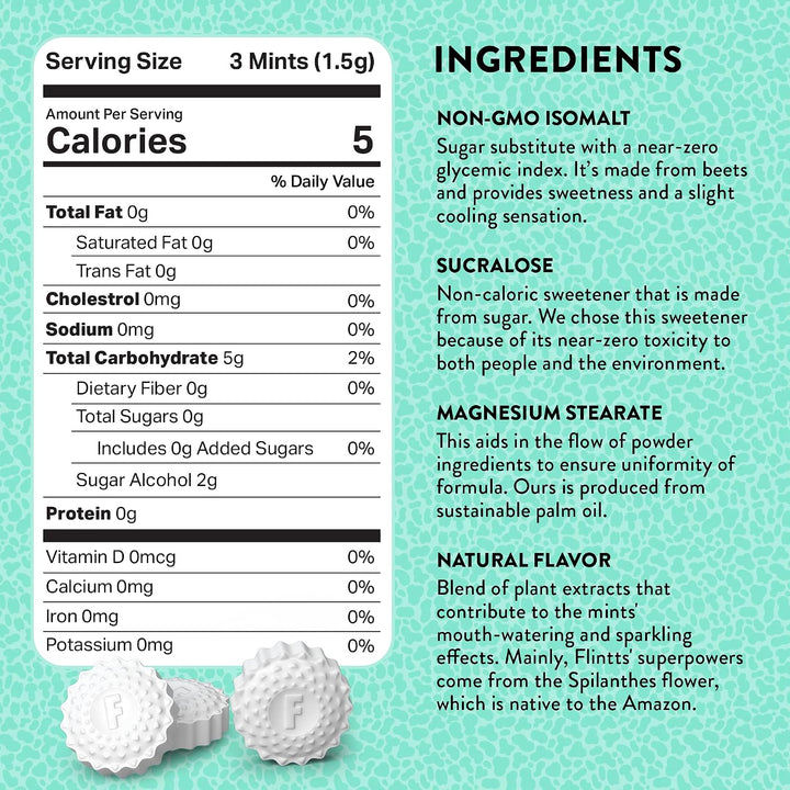 Flintts Mints Lemon Stash - Mentas sin azúcar que hacen agua la boc...