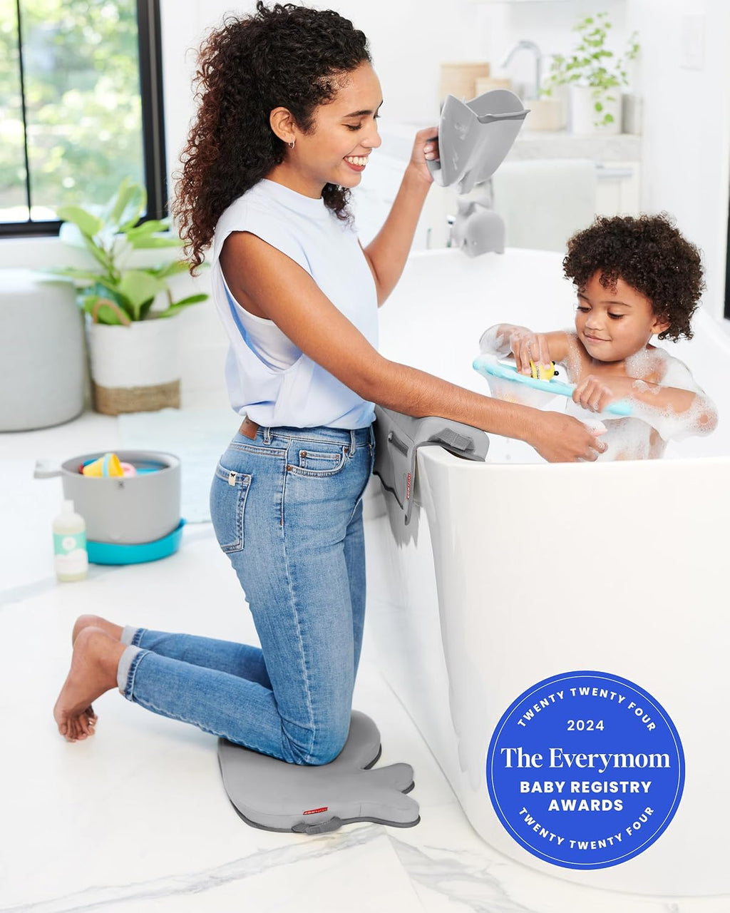 Skip Hop MOBY - Set de Baño para Bebé, Color Gris
