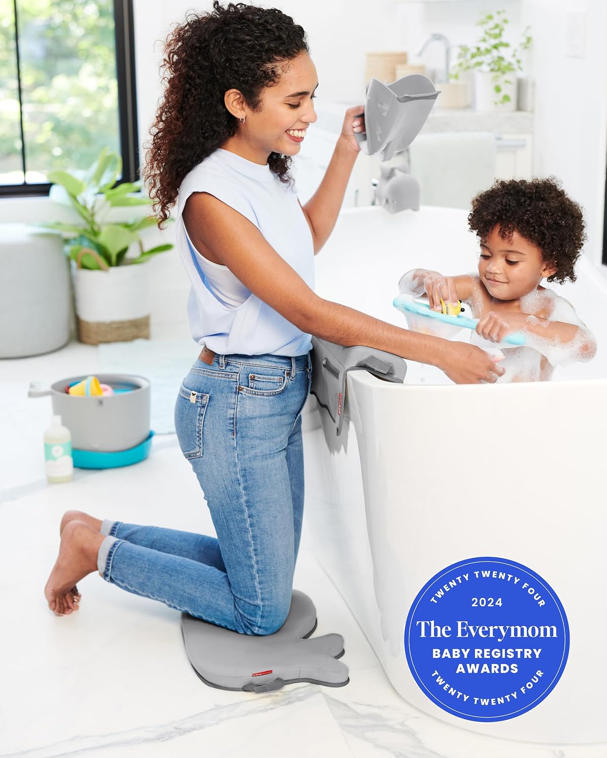 Skip Hop MOBY - Set de Baño para Bebé, Color Gris