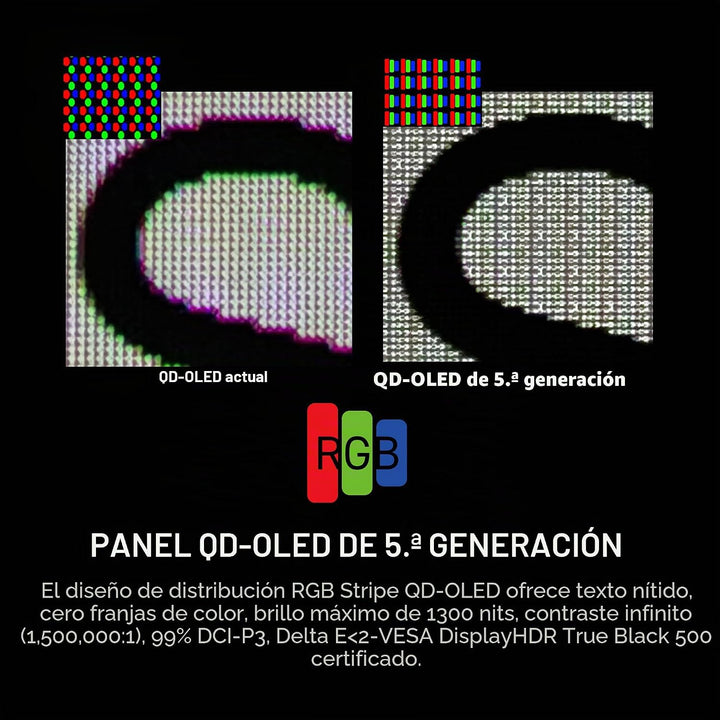 msi MAG 341CQP QD-OLED X28 34 pulgadas UWQHD Tándem QD-OLED Monitor...
