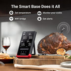 ThermoMaven Termómetro inalámbrico WiFi para carne, 4 sondas