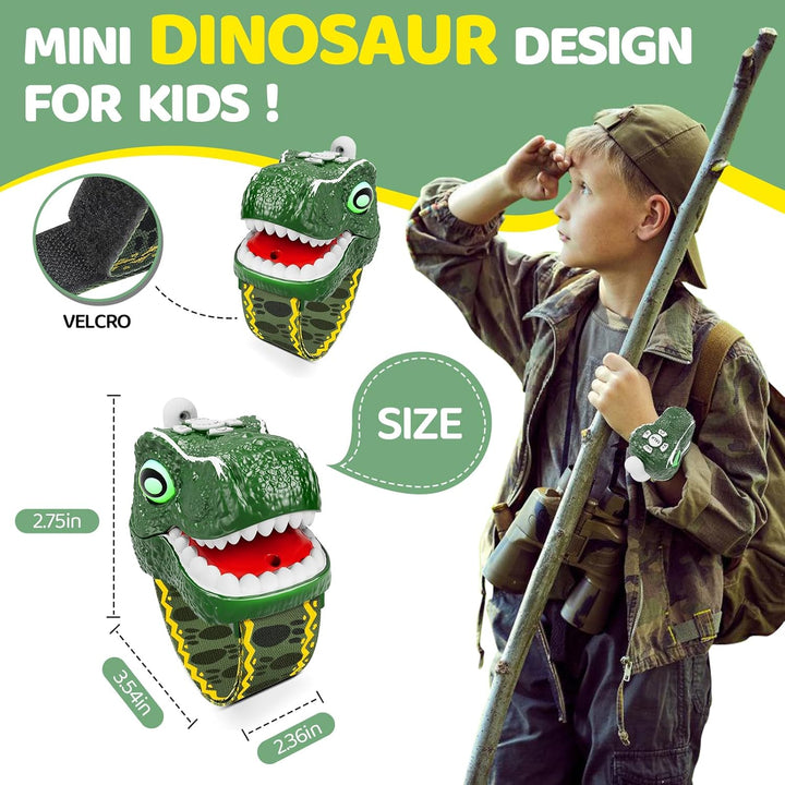 Walkie Talkies de Dinosaurio para Niños Paquete de 3 Equipo de Camp...