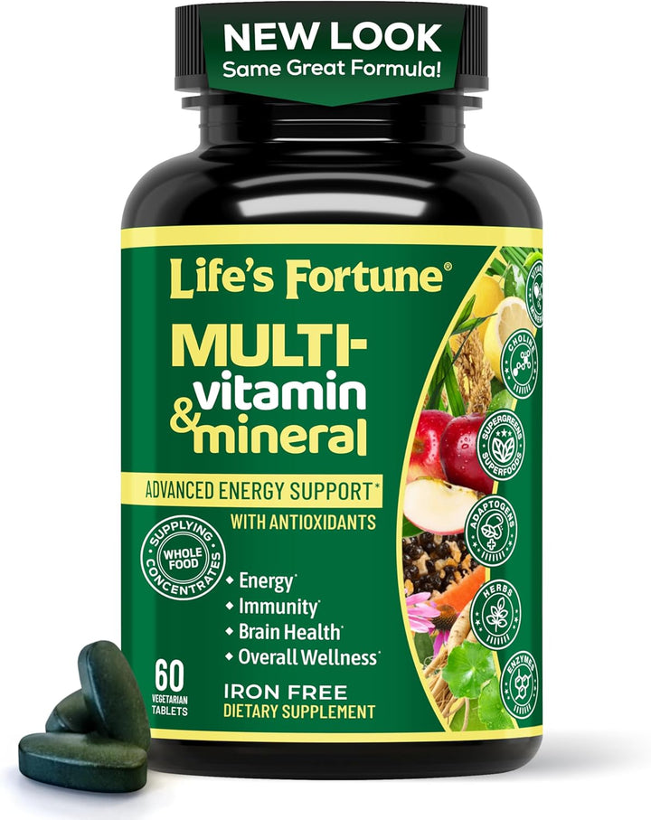 Life's Fortune Multivitamínico y Mineral 60 Tabletas, Fuente de...
