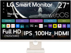 LG 27U511SA-W Monitor de computadora IPS inteligente Full HD (1920...