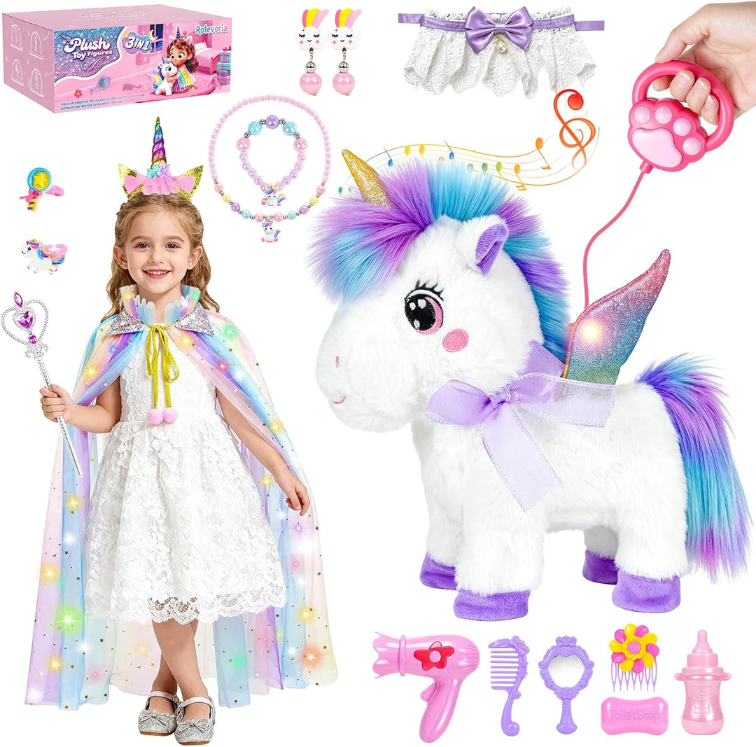 Rolevoria Juguetes de Unicornio para Niñas de 3 a 6 años
