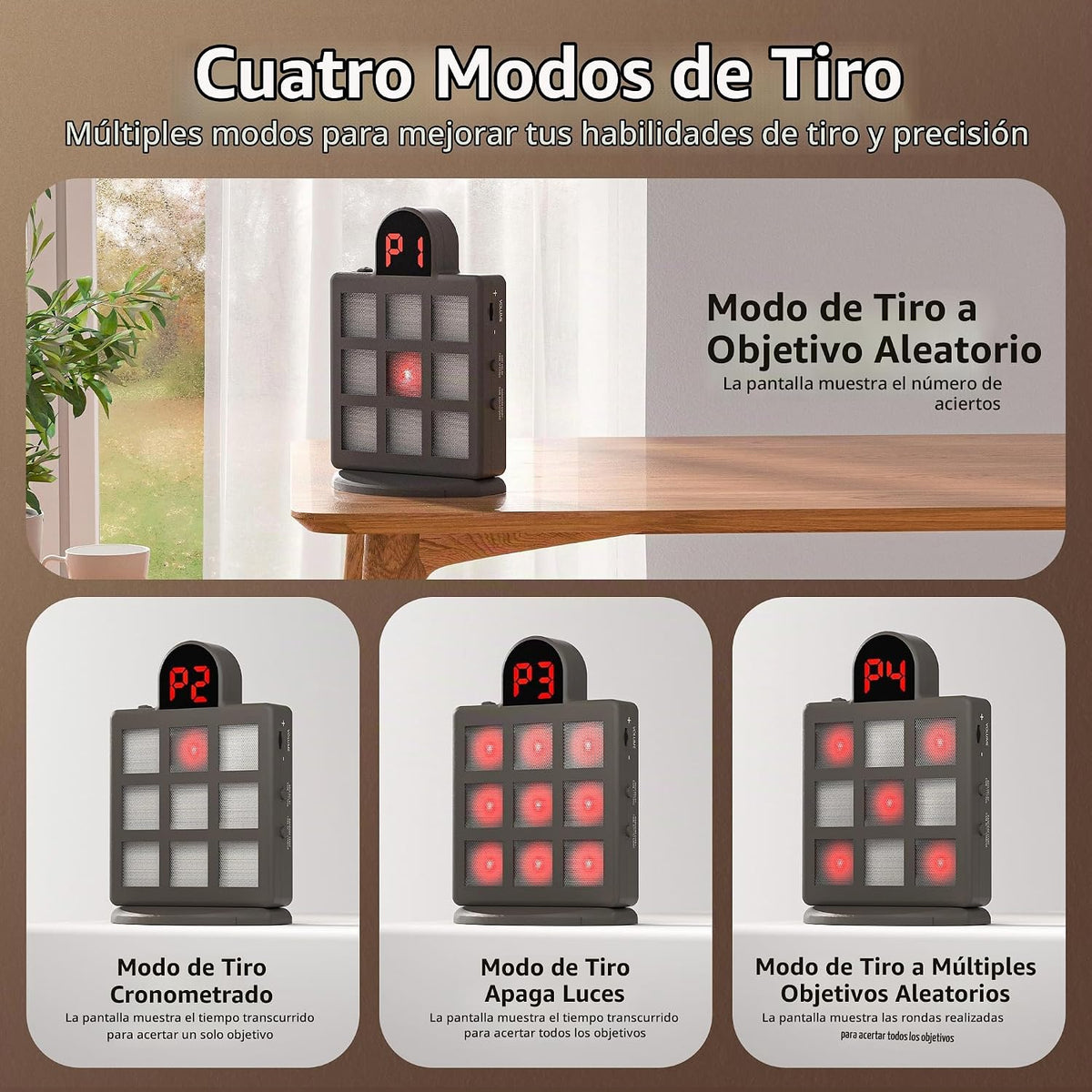 4 Modes Dry Fire Target Kit para Dry Fire Training System