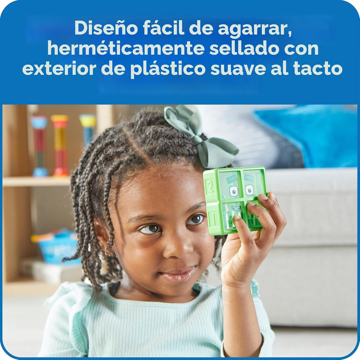 hand2mind Numberblocks Botellas Sensoriales del Uno al Cinco, Númer...