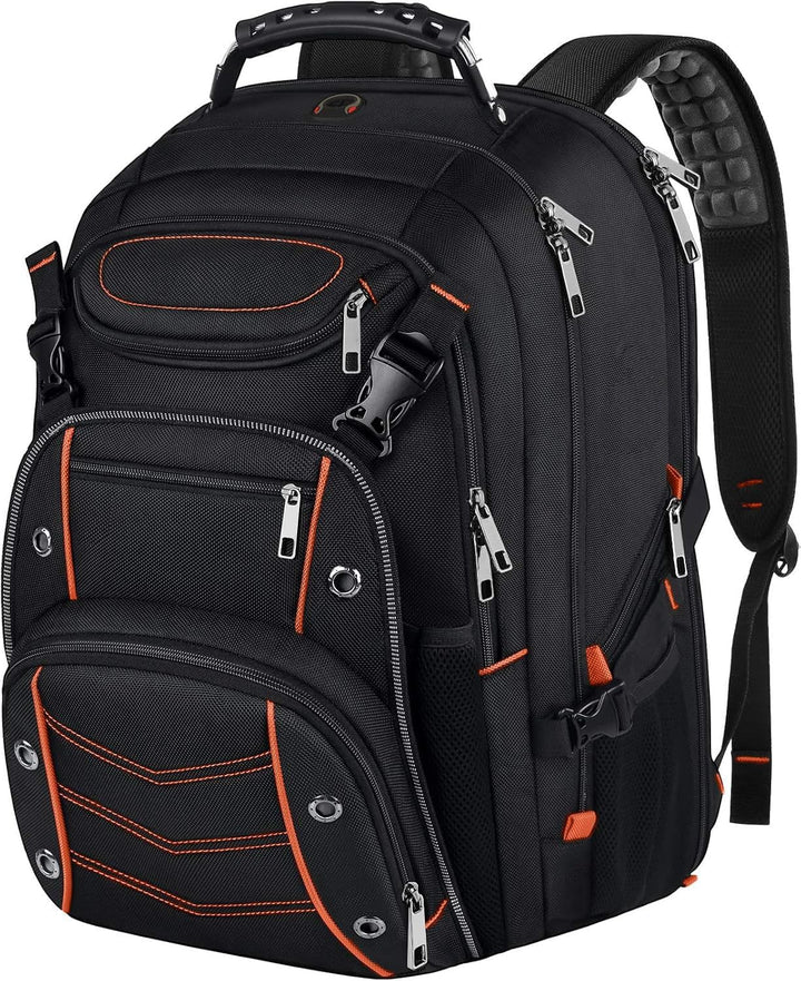 VECKUSON 18.4 Mochila para portátil para hombres, mochila extragran...