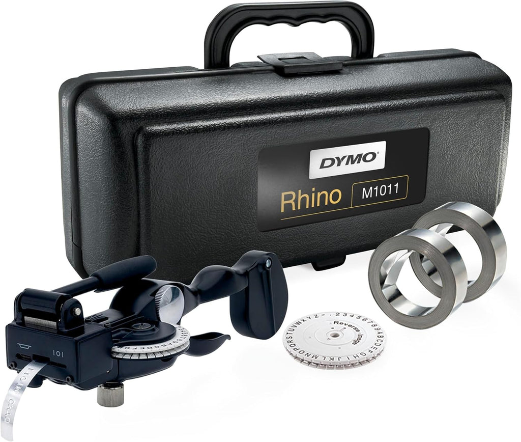 DYMO Rhino Labeler, 1011 Kit de sistema de estampado de cinta metálica