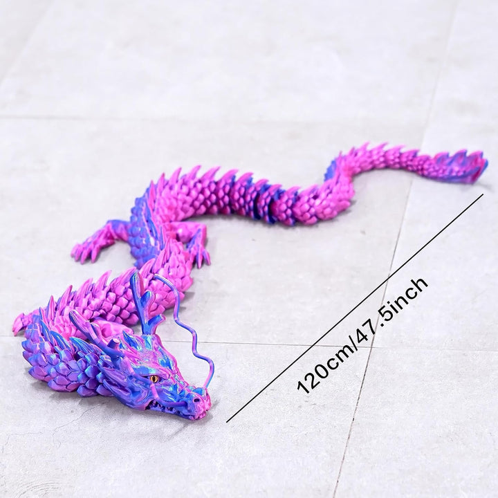 Modelos de dragón impresos en 3D súper grandes de 47.3 pulgadas, fi...