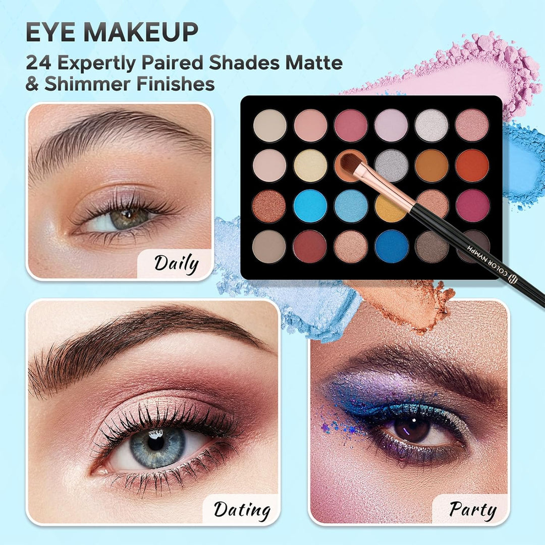 Kit de maquillaje para principiantes Color Nymph para adolescentes...